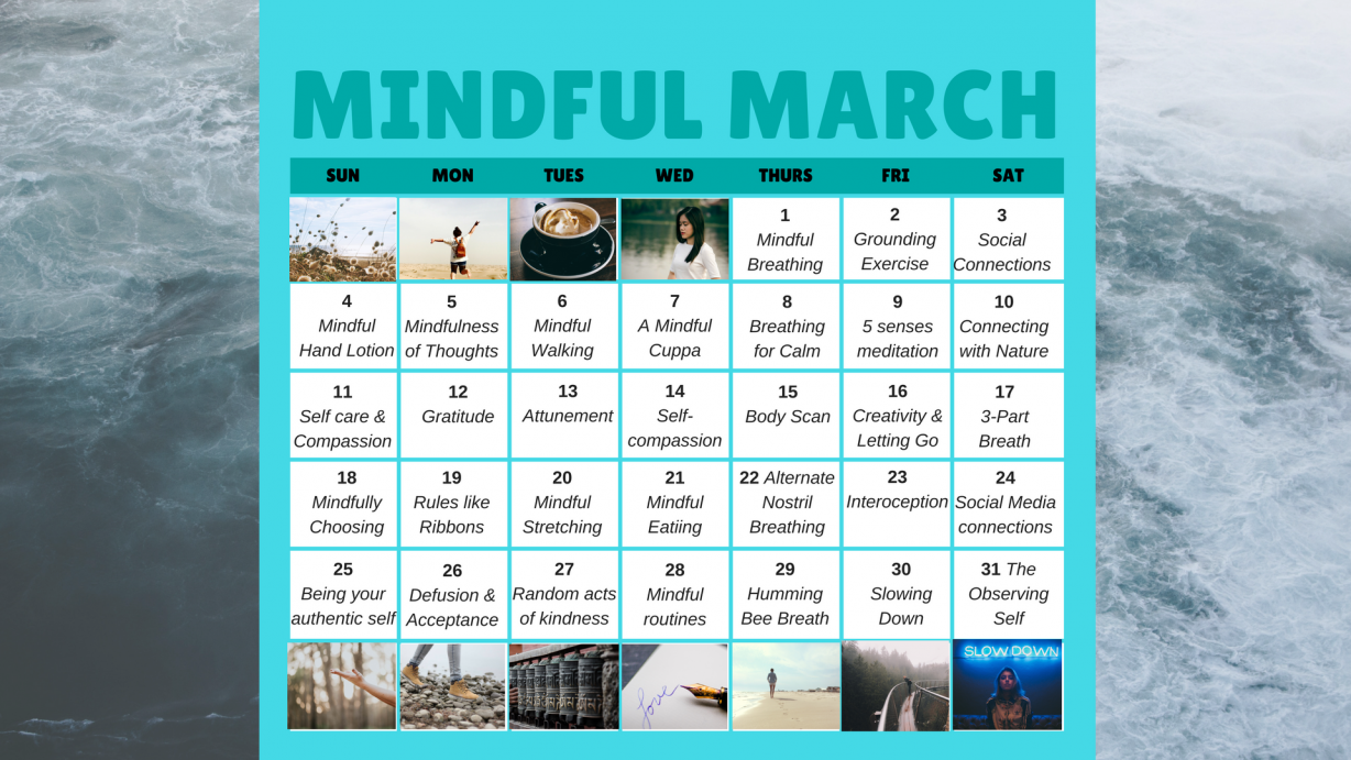 Mindful March Kristina Challands