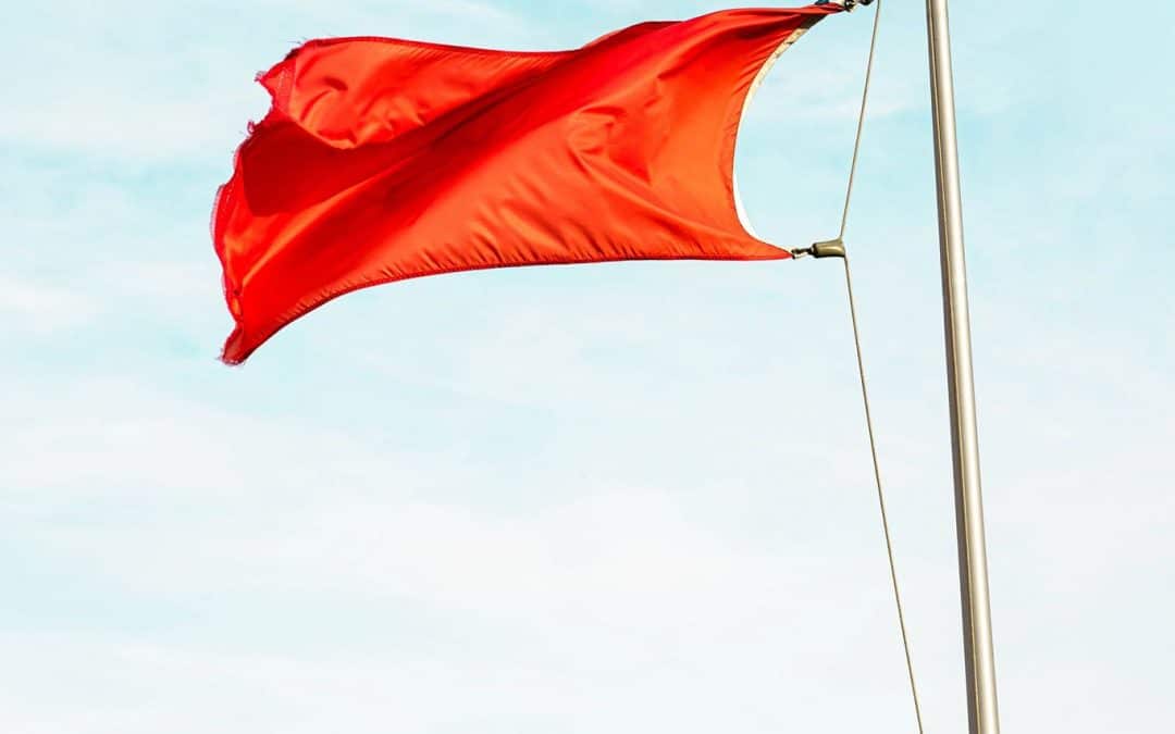 Red flag warning in relationships